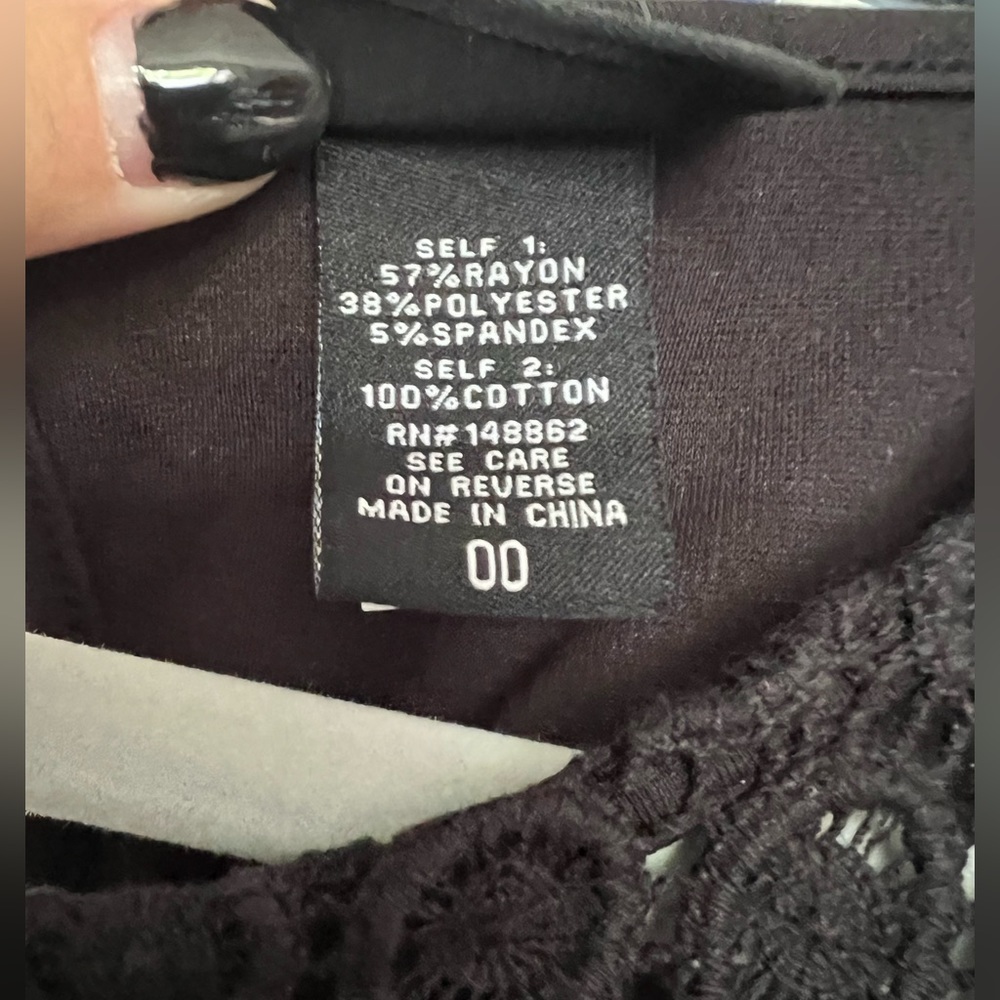 Torrid Peplum Tank Top - Size 00 - Picture 4 of 4